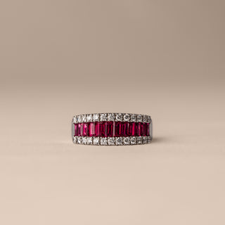 Anello Fascia Rubini e Diamanti Mirco Visconti