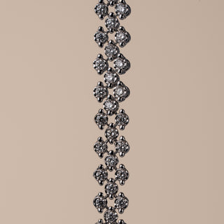 Bracciale Tennis Fantasia Oro Bianco e Diamanti Recarlo