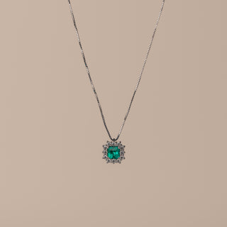 Collana Pendente Smeraldo e Diamanti Mirco Visconti