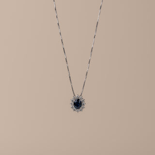 Collana Pendente Zaffiro e Diamanti Mirco Visconti