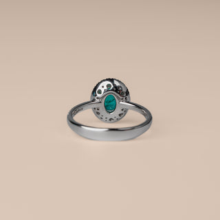 Anello Smeraldo Smeraldo Ovale e Diamanti Mirco Visconti