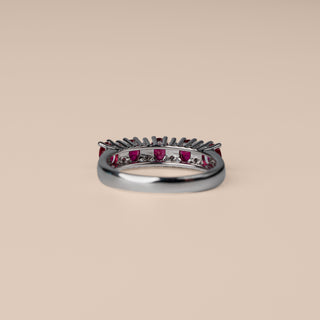 Anello Veretta Rubini e Diamanti Mirco VIsconti