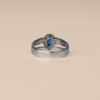 Anello Con Zaffiro e Diamanti Nardelli Gioielli
