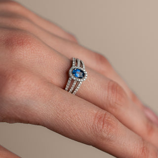 Anello Con Zaffiro e Diamanti Nardelli Gioielli