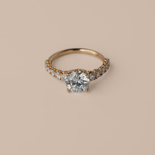 Anello Oro Giallo e Diamanti Recarlo